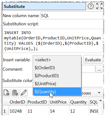 convert CSV to SQL