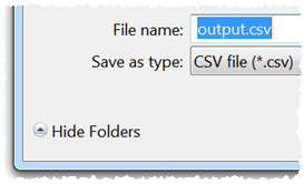 convert CSV to delimited