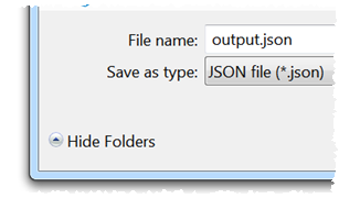 convert json file to excel