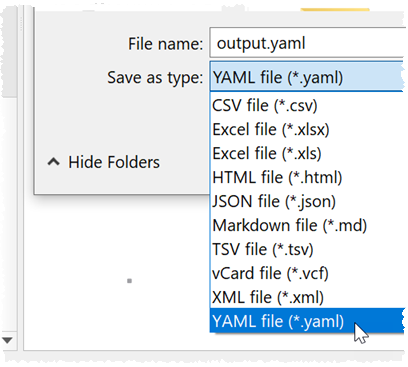 yaml compare files